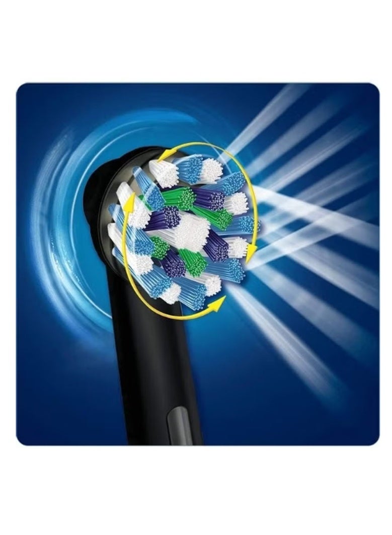 أورال بي رأس فرشاة الأسنان الكهربائية Oral-B Pro Sensitive Clean، براعم على شكل X وناعمة جدًا لتنظيف لطيف وإزالة الجير، عبوة من 4 رؤوس فرشاة أسنان، لون أبيض (قد يختلف التغليف) - Image 4